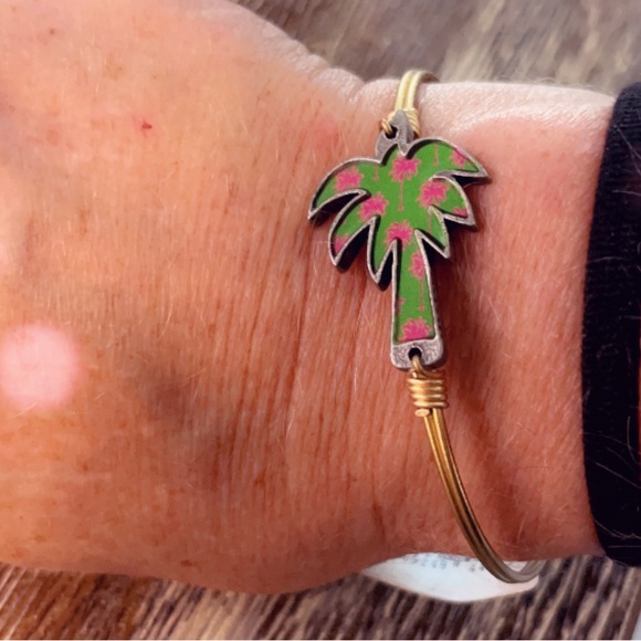 NWT - Luca + Danni - hand made stackable bracelet - Palm Tree - Picture 2 of 13
